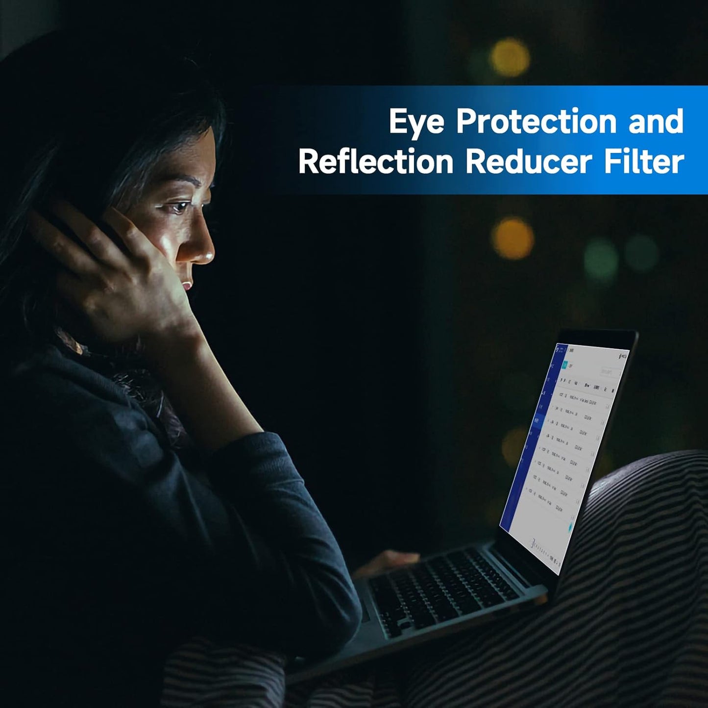 2 Pack Compatible with MacBook Pro 13 inch (2016-2022 / M1, M2) and MacBook Air 13 inch (2018-2021 / M1) Glare Reducer Screen Protector, Eye Protection Anti Glare Film/Anti Fingerprint Matte Laptop Screen Protector