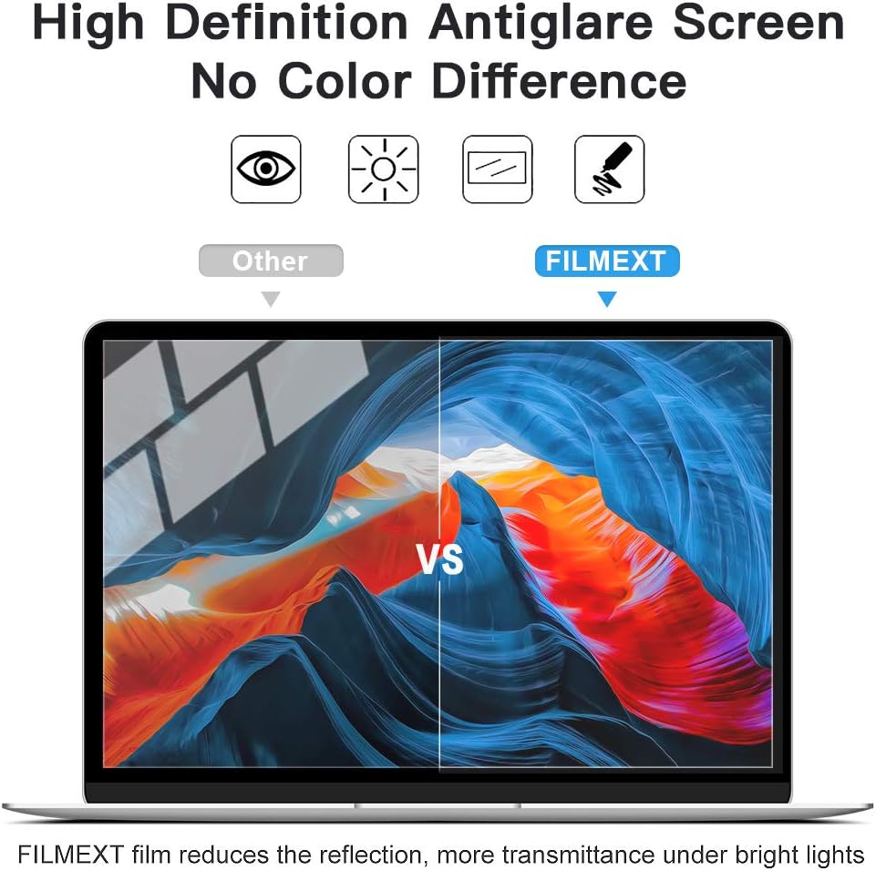 2 Pack 14" Laptop Screen Protector Eye Protection Anti Glare Anti Blue Light Screen Protector for 14 Inch with 16:9 Aspect Ratio Laptop