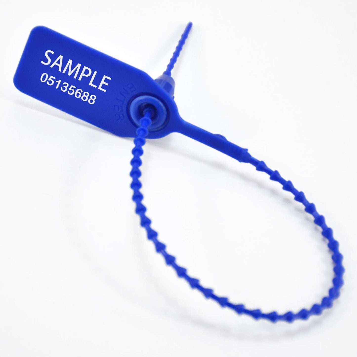Leadseals(R) 1000 Plastic Tamper Seals, Zip Ties for Fire Extinguishers Pull Tite Security Tags Numbered Disposable Self-Locking Tie 250mm Length (Blue)
