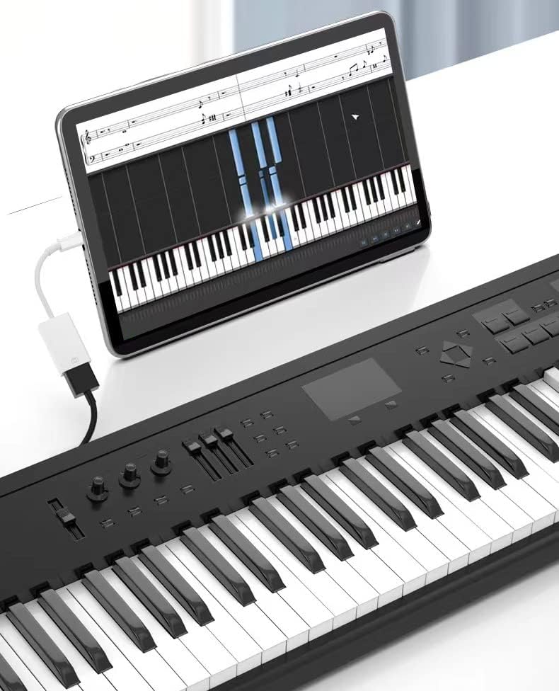 Lightning to USB Camera Adapter, Apple MFi Certified USB 3.0 OTG Dongle Cord for iPhone 14 13 12 11 X XS XR 8 Plus, iPad to Connect USB Flash Drive, Card Reader, Keyboard, Mouse, Piano, U Disk