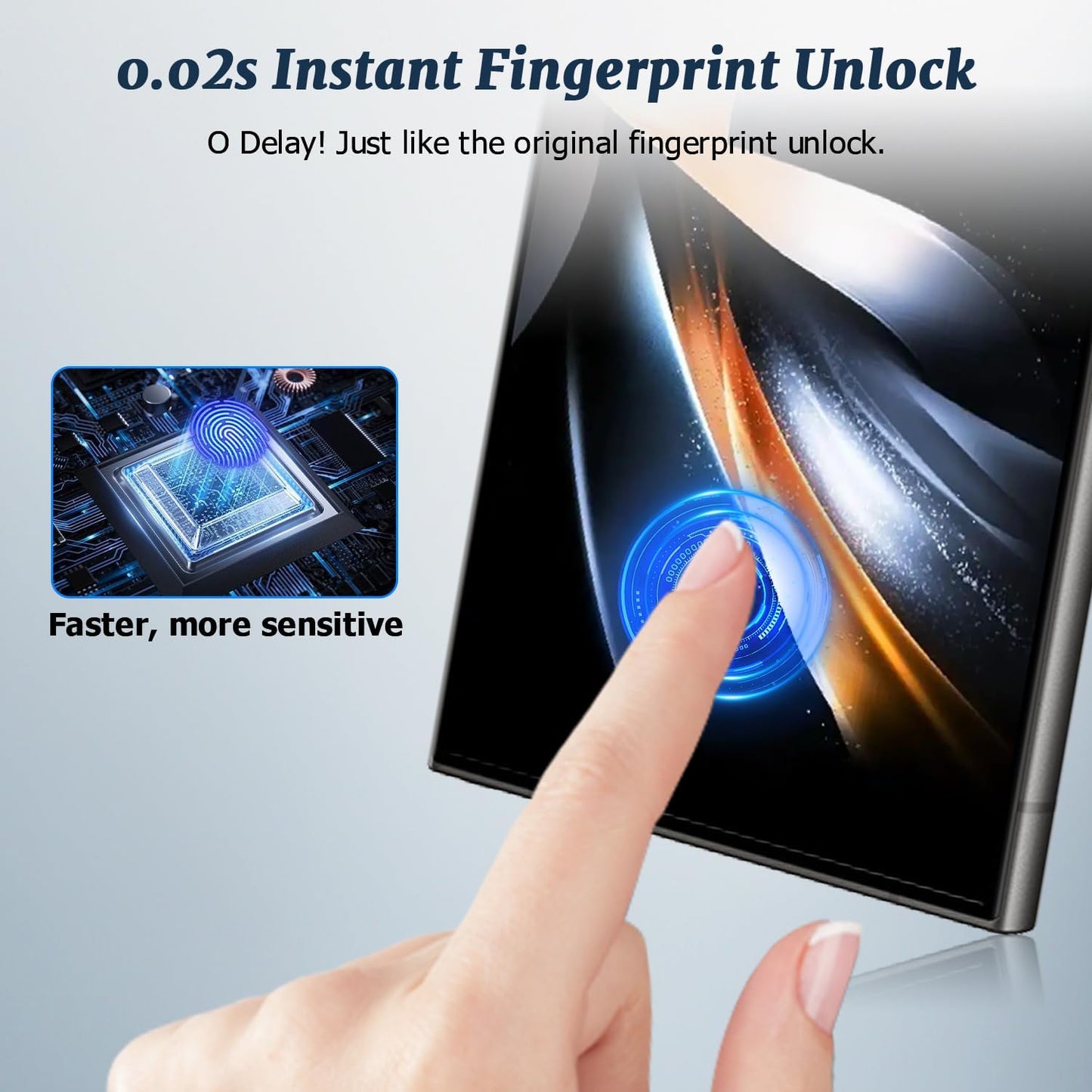 2 Pack Matte Privacy Screen Protector for Galaxy S24 Ultra,9H Tempered Glass,Anti-Glare,Anti-Spy,Anti-Scratch, Smooth and Responsive Absolute Fingerprint Compatibility Touch Screen HD Clear