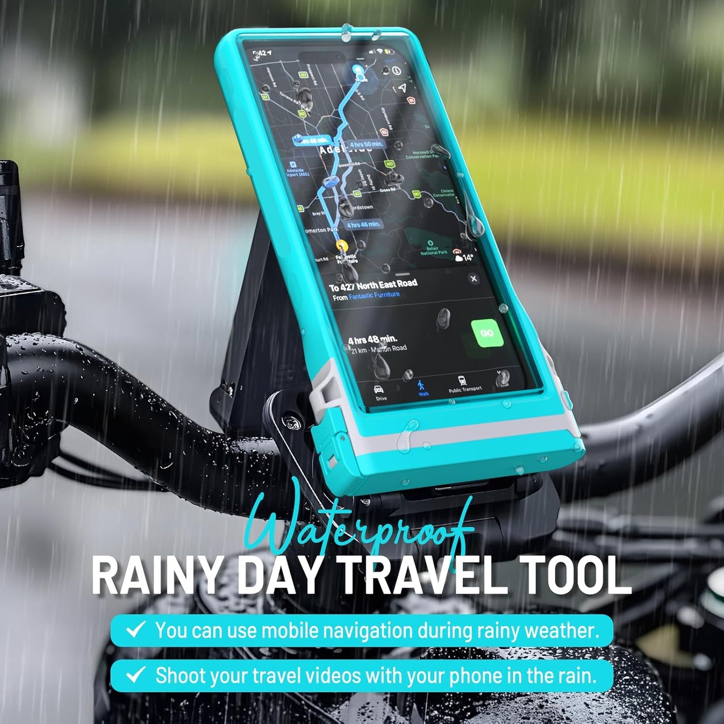 Large Floating Waterproof Phone Case with Lanyard for Snorkeling & Diving - Underwater Phone Pouch Compatible with i-Phone 16/15/14 Pro Max, Galaxy All Series, Beach and Pool Water Park (Yellow)