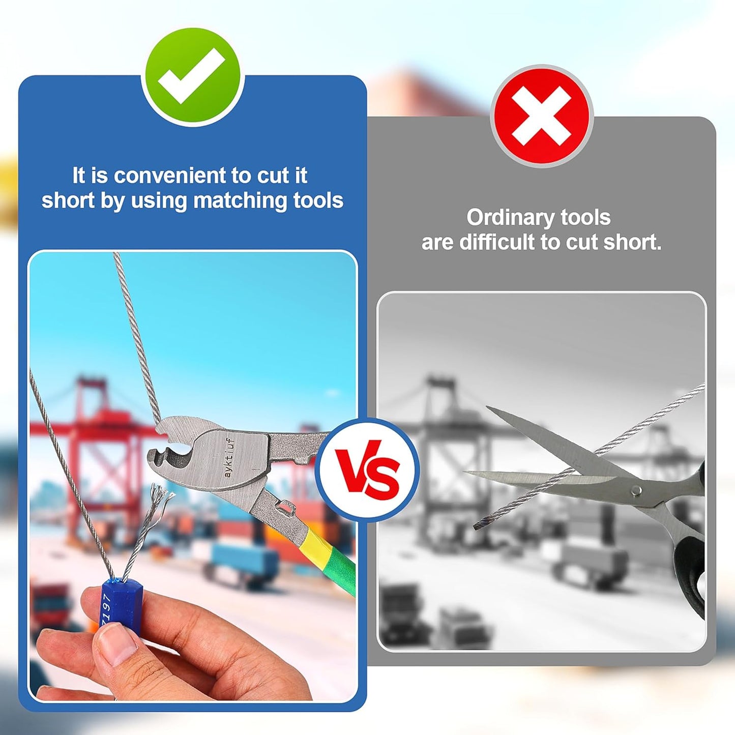 120 Pieces Security Cable Seals, Metal Number security tags for Truck, Trailers, Cargo, Containers, Vans, Oil Tank, Milk Vehicle (Green, 120 Pack)