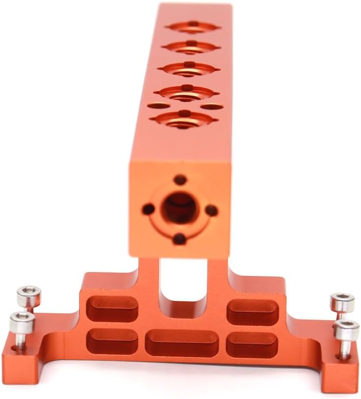 Lightweight Top Handle, Camera Top Handle Grip, Universal Handle with 5X 3/8'' Screw Adapters for DSLR Camera Rigs - Orange