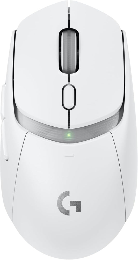Logitech G309 Lightspeed Wireless Gaming Mouse, Lightweight, LIGHTFORCE Switches, Hero 25K Sensor, 300+ hr Battery, 6 Programmable Buttons, PC & Mac - White
