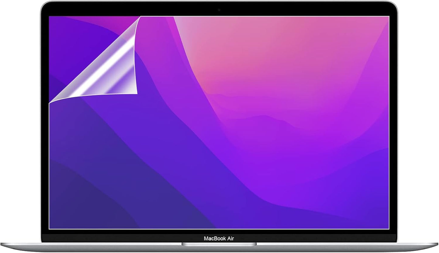 2 Pack Compatible with MacBook Pro 13 inch (2016-2022 / M1, M2) and MacBook Air 13 inch (2018-2021 / M1) Glare Reducer Screen Protector, Eye Protection Anti Glare Film/Anti Fingerprint Matte Laptop Screen Protector