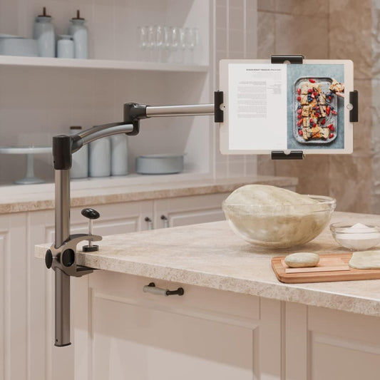 LEVO G2 Clamp on Tablet Holder for Desk: iPad Holder Stand, Kindle Holder, iPad Desk Mount, Premium