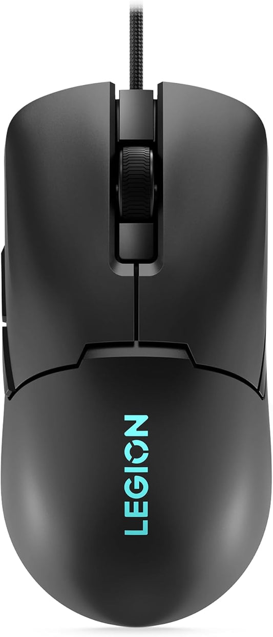 Lenovo Legion M300s RGB Wired Gaming Mouse - 8,000 DPI Adjustable Sensor, 6 Programmable Buttons & 20-Million Clicks Durability with Optimized Comfort (Black)