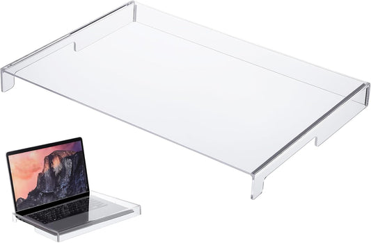 Laptop Keyboard Protector Cover Acrylic Clear Laptop Dust Case Anti-Cat Keyboard Cover Computer Mechanical Transparent Protector Suitable for 14inch Computer (13.8 * 9.8 * 0.6 Inch)