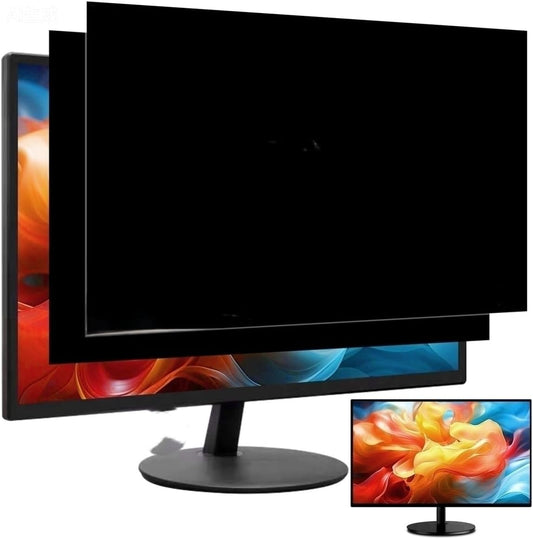 2 Pack 22 Inch Privacy Screen for Computer Monitor 16:10 Aspect Ratio, Eye Protection Anti Glare Computer Screen Cover, Removable Anti-Scratch Computer Screen Privacy Shield for 22'' Widescreen Monitor