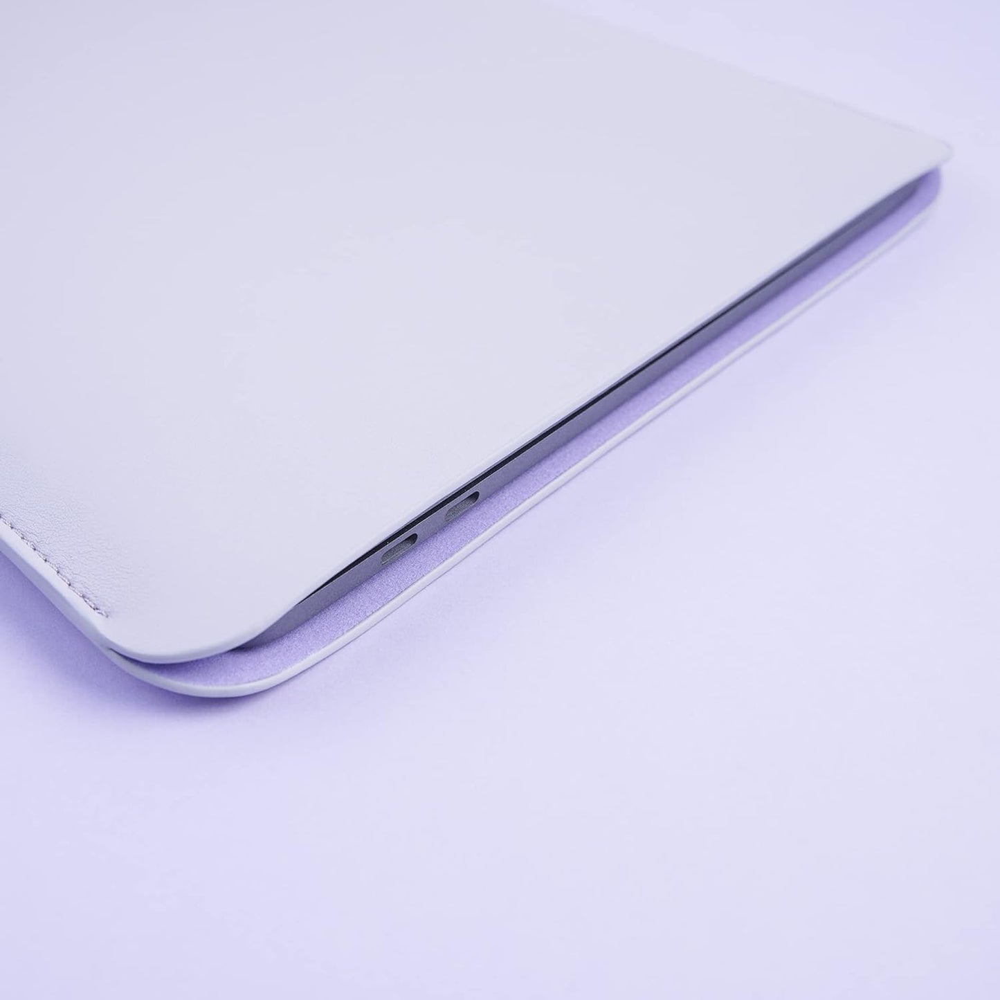 Laptop Sleeve 15.3 Inch Compatible with 2024 New 15 MacBook Air A3114 A2941 Color Light Purple