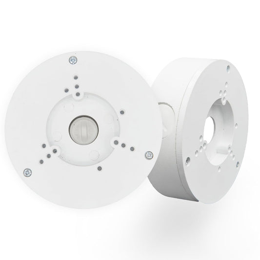 2 Pack PFA130-E Security Camera Junction Box-Premium ABS Security Camera Mount Bracket-Waterproof Universal Camera Junction Box for Mounting Surveillance Cameras-Outdoor Security Camera Box