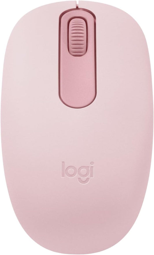 Logitech M196 Bluetooth Wireless Mouse, Compact and Portable Mouse for Laptops, Tablets and More, 12-Month Battery, Smooth Tracking, Compatible with PC and Mac, Windows and macOS - Rose
