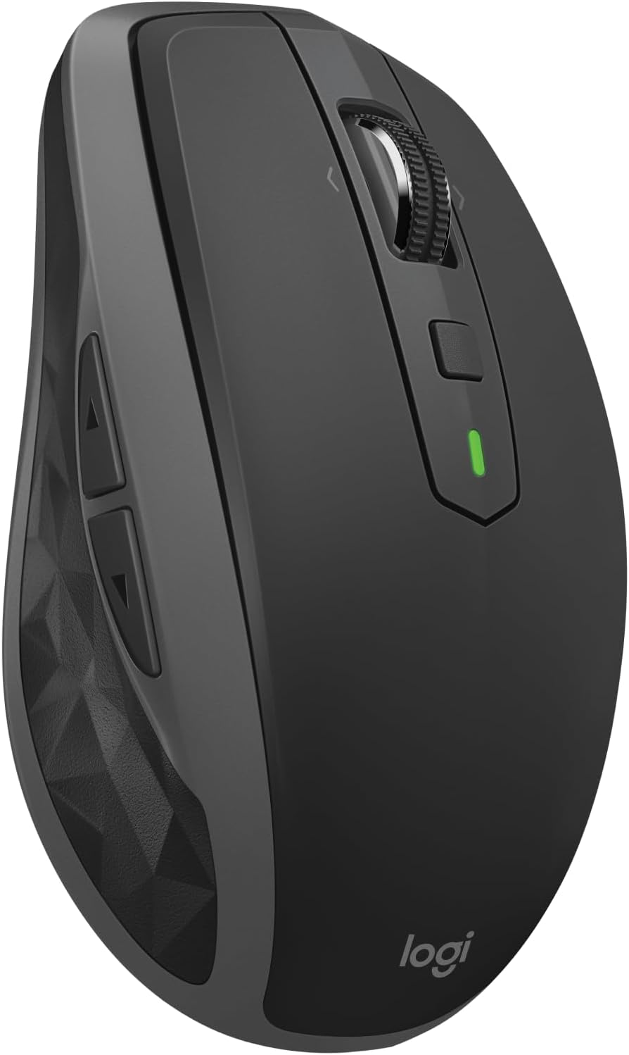 Logitech MX Anywhere 2S Bluetooth Edition Compact Wireless Mouse, No USB Receiver - Use On Any Surface, Hyper-Fast Scrolling, Rechargeable, Control Up to 3 Apple Mac and Windows Computers and Laptops