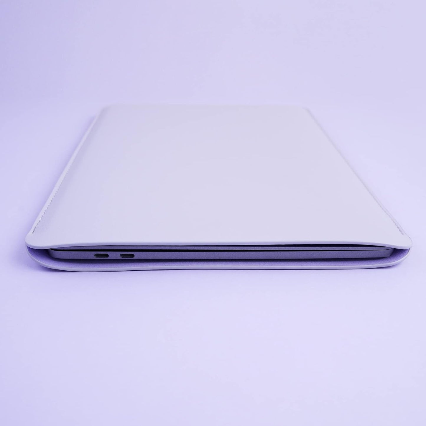 Laptop Sleeve 13 Inch Compatible with New MacBook Air 13 2018-2024, MacBook Pro 13 2016-2022 Color Light Purple