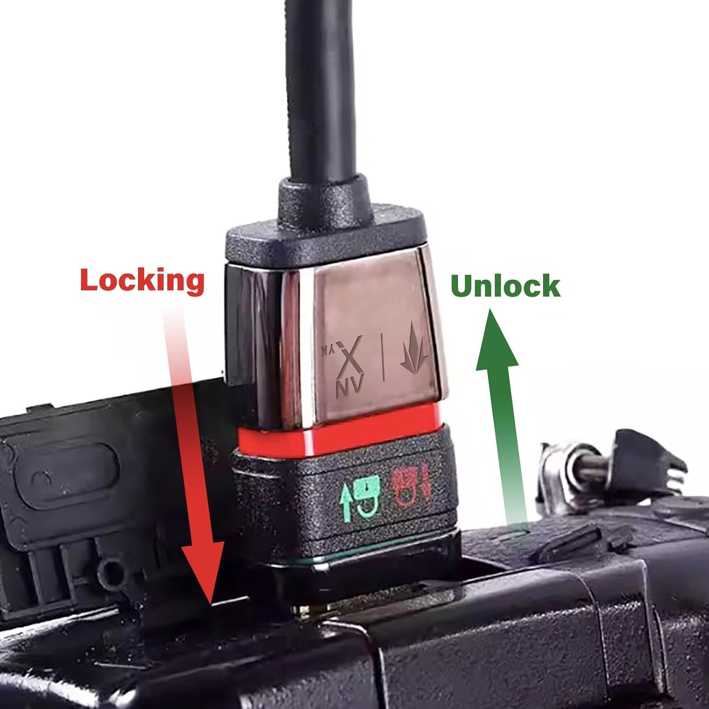 Locking HDMI 2.0 Cable - 4K@60Hz 18Gbps HDR for High-Speed Video Transfer with Ultra Lock System-0.5M/1.6FT