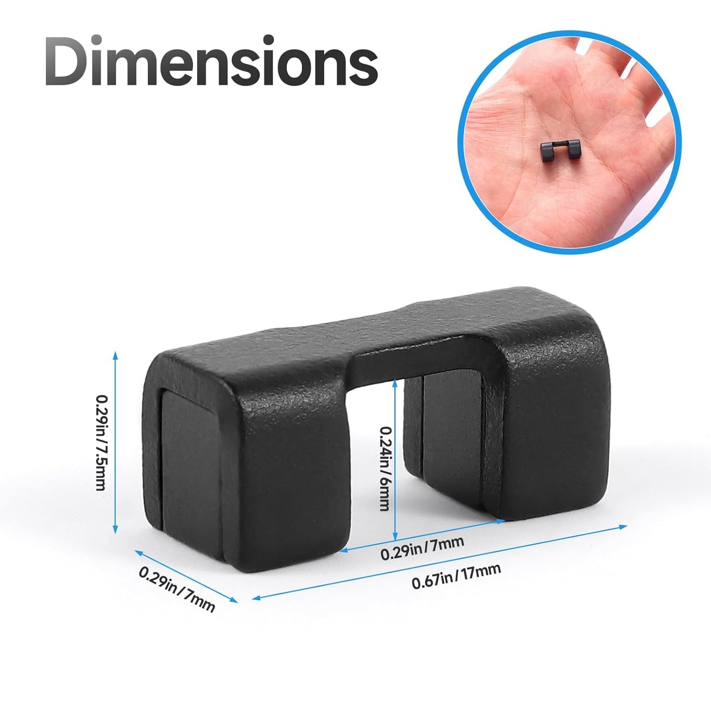 10 Pack Magnetic Cord Organizer Holder, Cable Clips - Strong Magnet Wire Management for Desk, Under Desk, Nightstand, Office, Car, Kitchen, Adjustable