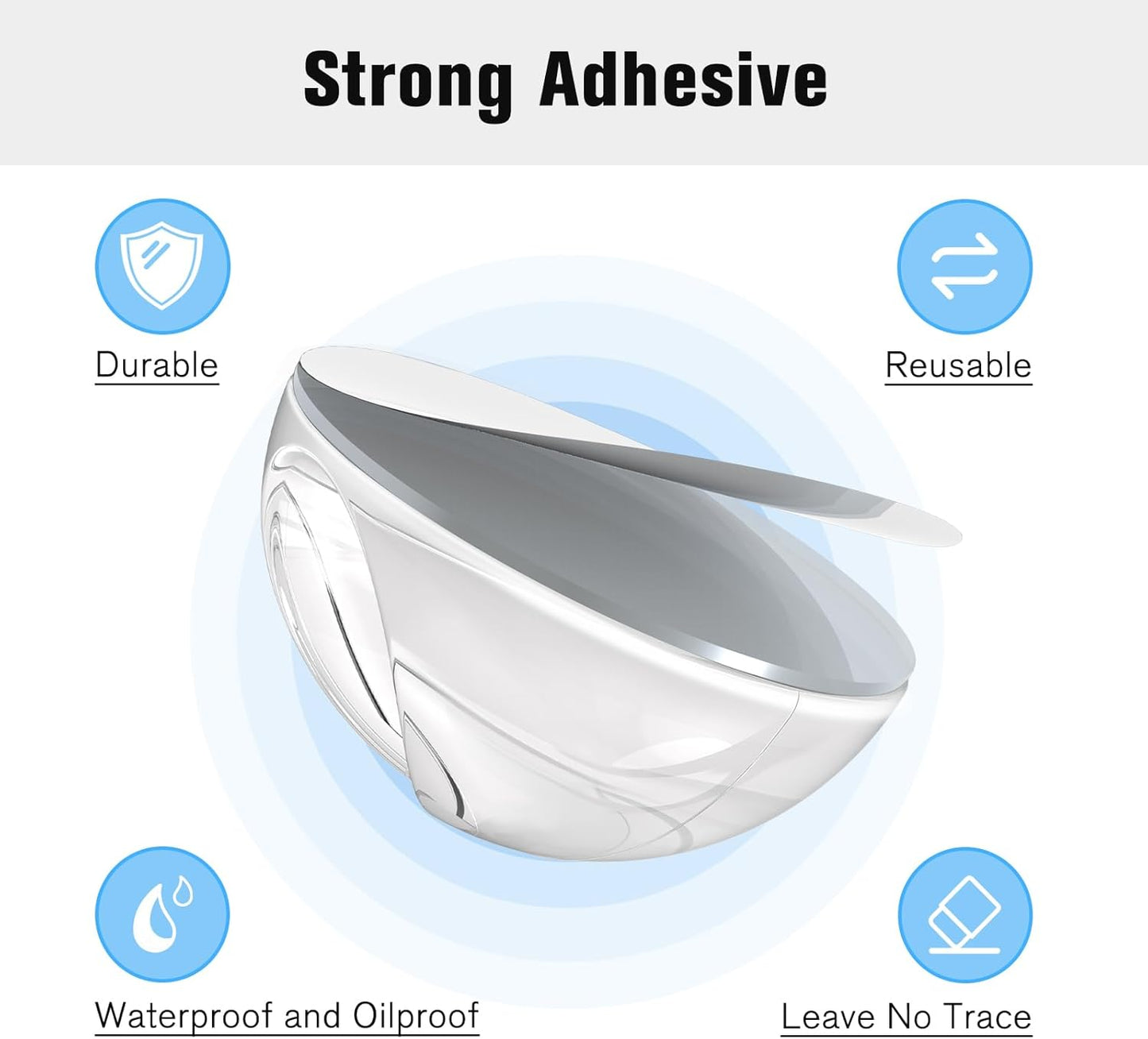 12 Pack Cable Clips, Znben Clear Cord Organizer Holder Adhesive Cord Management Charger Wire Holder Clips for Desk, Home, Office, Car, Cubicle, Nightstand