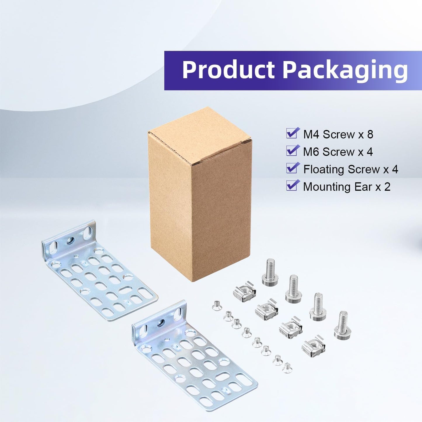 1U Rack Mount Kit for Cisco Switches Rack Ears for Catalyst 3750/3750G/3750V2 Series and 2960 Series