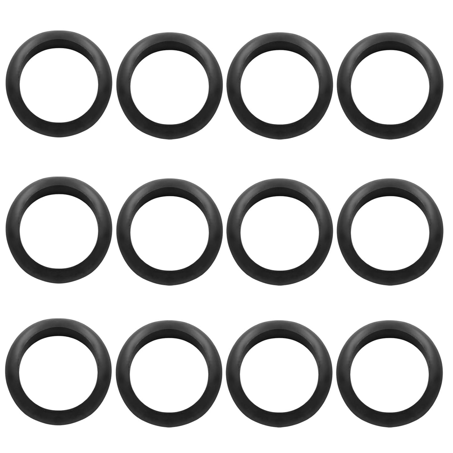 12 Pcs Rubber Grommets, 1-3/4" Inside Diameter 2" Drill Hole Rubber Wire Grommets O Ring Grommets for Wire, Firewall, Cables, Plugs, Automotive