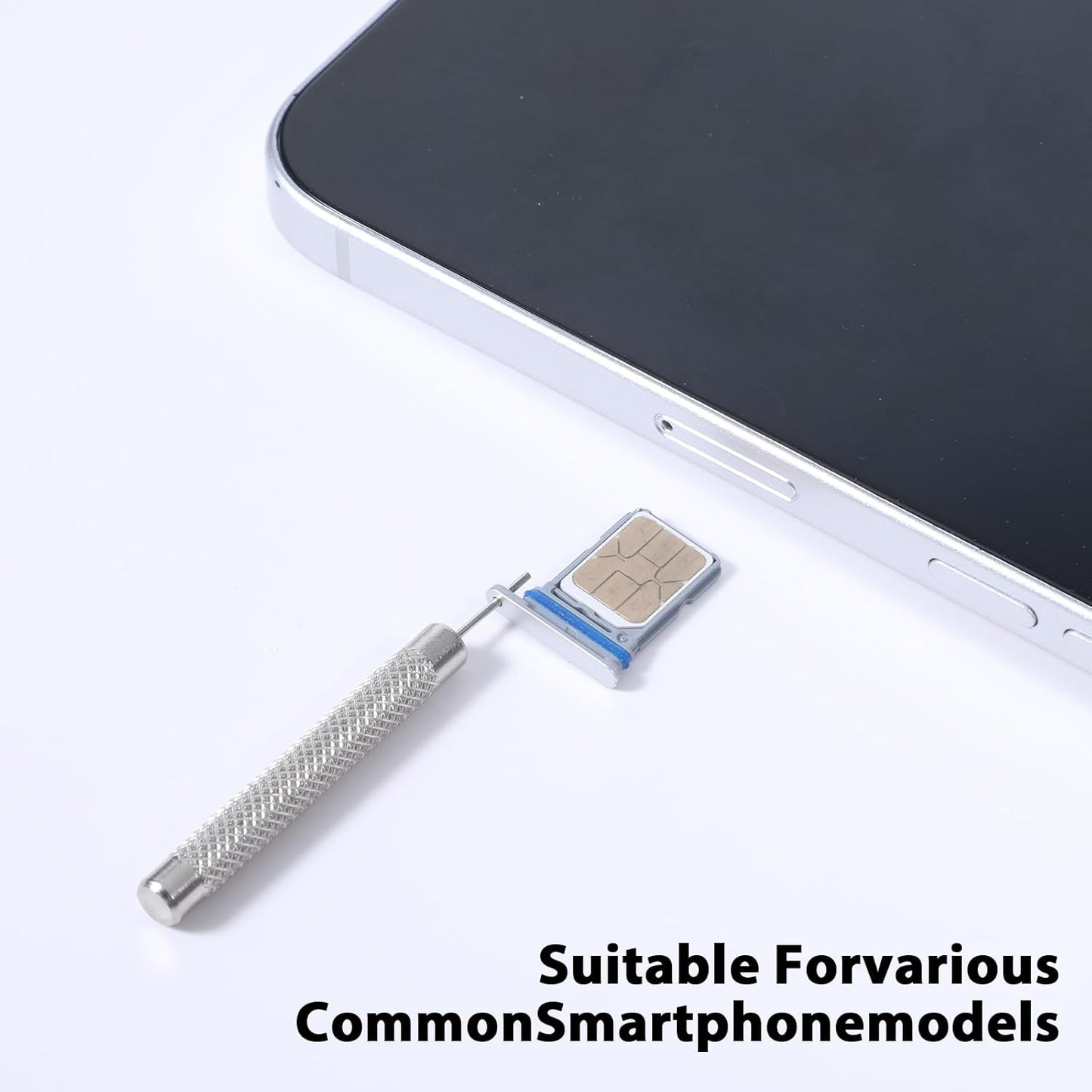 15 Pack SIM Card Tray Ejector Pin Tools, SIM Card Tray Removal Tool Ejector Pin for All Models Compatible with Samsung Galaxy HTC Google Sony