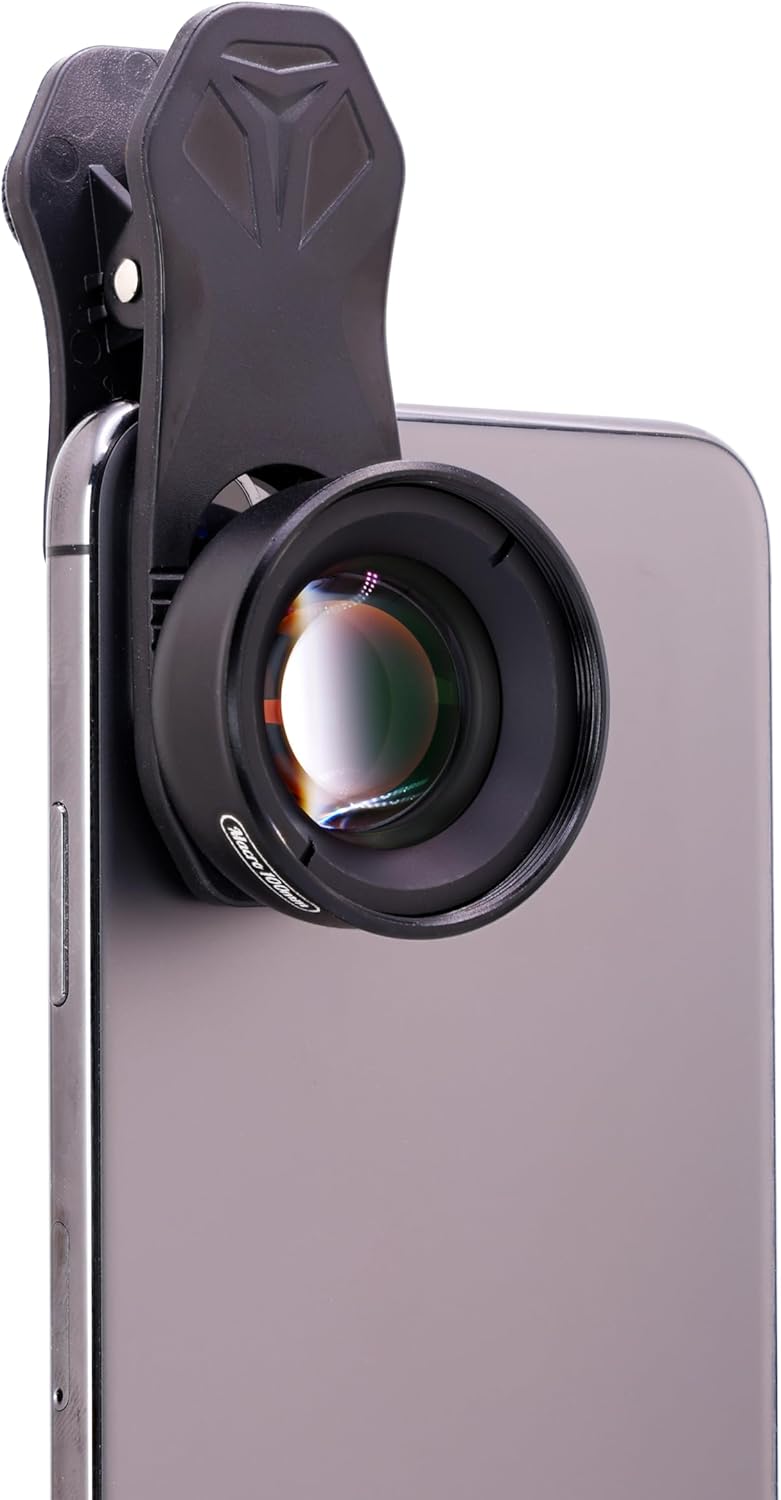 LensXpert® Professional Smartphone 100MM Macro Lens for Long Distance Shooting Smartphone 4K HD Phone Camera Lens No Distortion Blurry Background Compatible with iPhone 11/XS/XS Max/XR/X/8/8 Plus, Pix