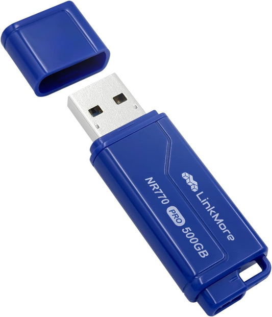 LinkMore NR770 500GB USB 3.2 Gen2 Flash Drive, Read Speed up to 1000MB/s, Write Speed up to 800MB/s, Thumb Drive