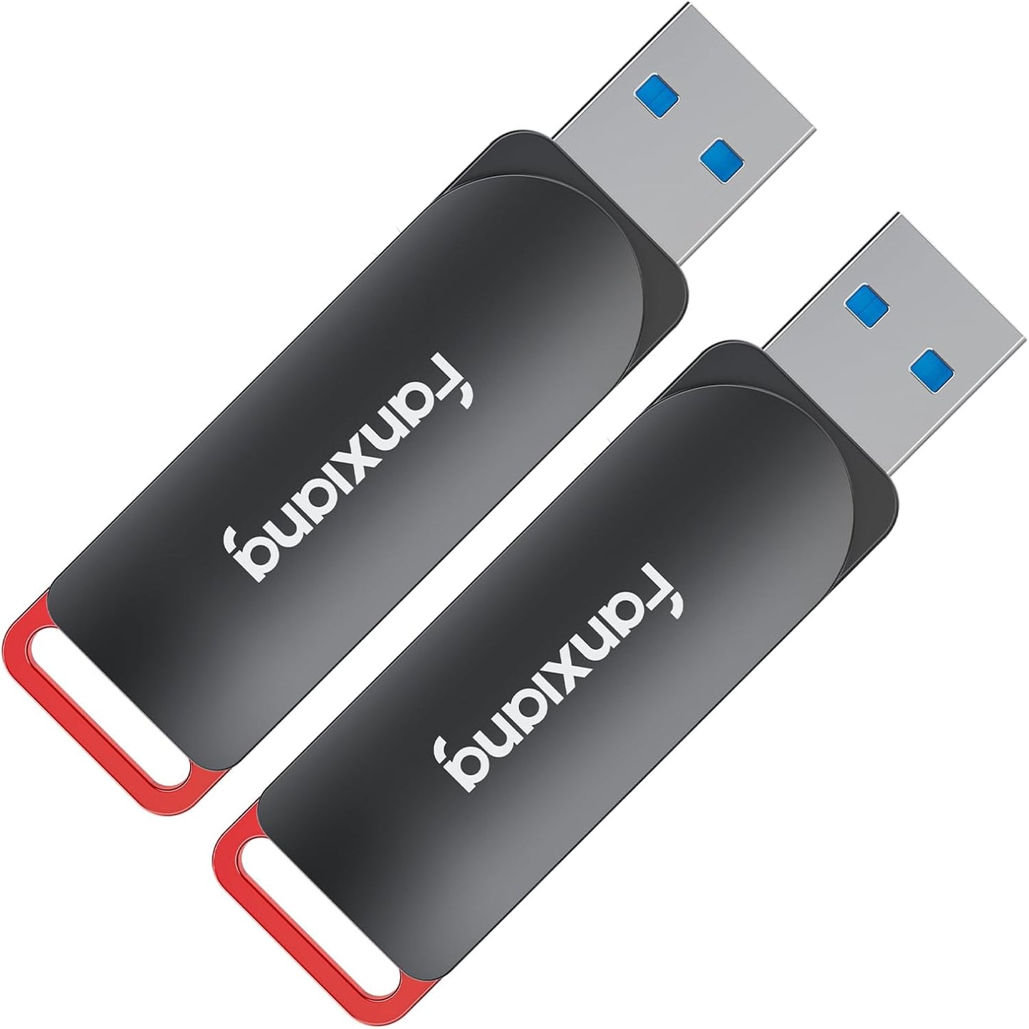 2 Pack 256GB USB Flash Drive, Metal Thumb Drives, USB 3.2 Up to 200MB/s Type A Memory Stick for Storage and Backup, F309