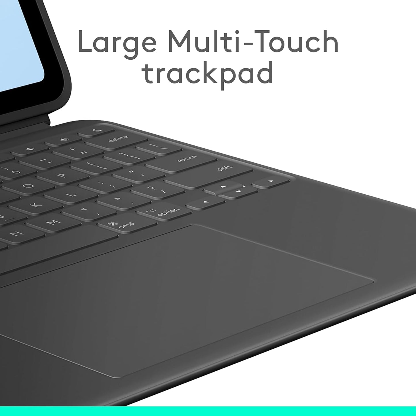 Logitech Combo Touch iPad Air 13-inch (M2 & M3)(2024, 2025) Keyboard Case - Midnight Black and Logitech Crayon Digital Pencil (2018 and Later)