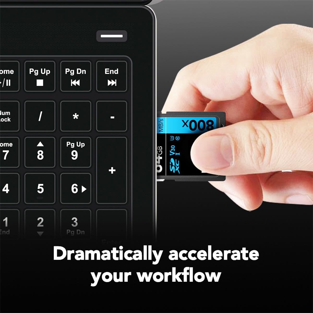 Lexar High-Performance 800x 64GB (2-Pack) SDXC UHS-I Memory Cards, C10, U3, V30, Full-HD & 4K Video, Up to 120MB/s Read, for Point-and-Shoot Cameras, Mid-Range DSLR, HD Camcorder (LSD0800064G-B2NNU)