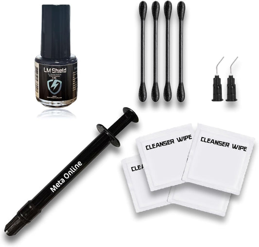 Liquid Metal Thermal Paste(5 Gram) 130WmK + Liquid Metal Shield (5ml) Bundle - for PS5, PC, CPU, GPU, Laptop