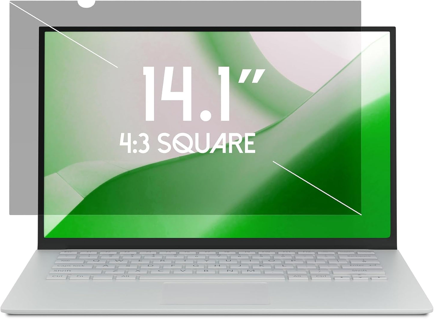 14.1 Inch Laptop Privacy Screen Shield for 4:3 Display - Anti Glare Computer Privacy Screen Cover | Blue Light Blocking Screen Protector | Scratch Resistant UV Filter | Attachment Type