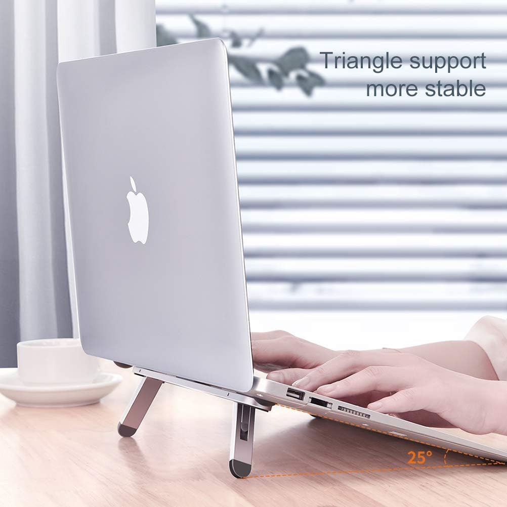 Laptop Stand for Desk,Laptop Cooling Stand,Keyboard Riser, Ergonomic Laptops Elevator for Desk, Laptops Riser Compatible with MacBook Air Pro, with Dell, with HP, More 10-15.6” Computer