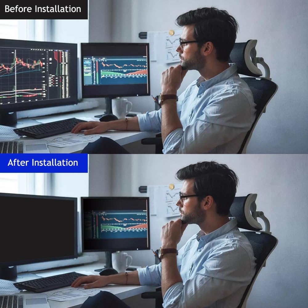 14.1 Inch - 16:10 Aspect Ratio - Laptop Privacy Screen Filter for Widescreen Laptop - Notebook - Anti-Glare - Anti-Scratch Protector Film for Data confidentiality