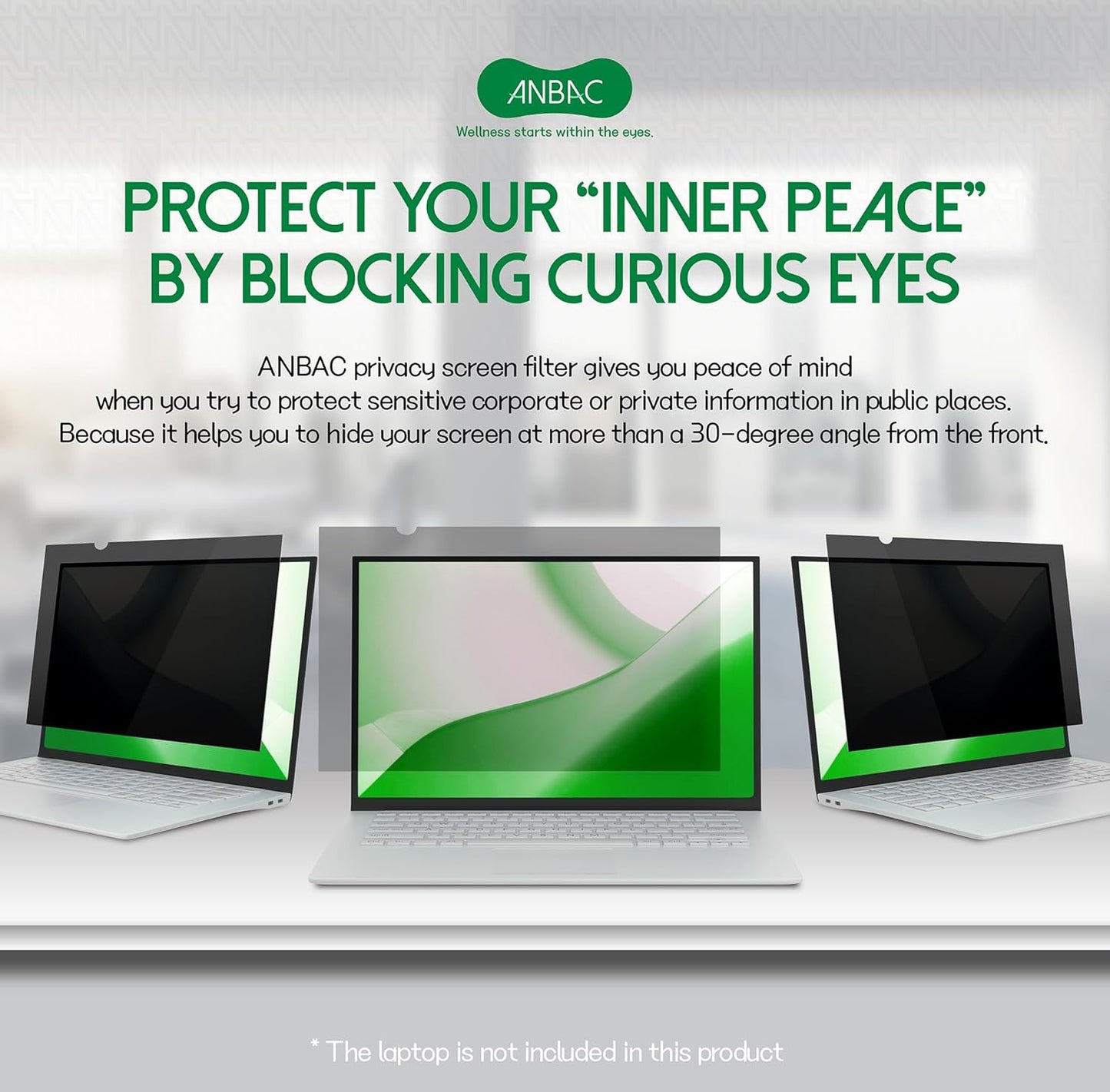 14.1 Inch Laptop Privacy Screen Shield for 4:3 Display - Anti Glare Computer Privacy Screen Cover | Blue Light Blocking Screen Protector | Scratch Resistant UV Filter | Attachment Type