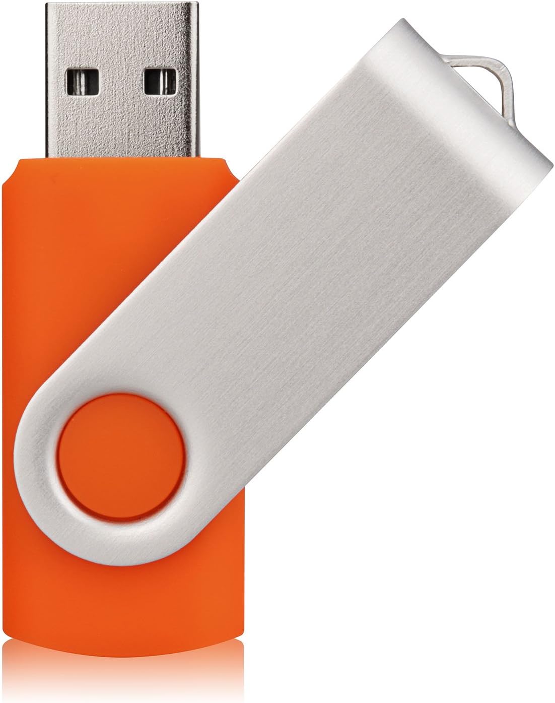 100 Pack USB 2.0 Flash Drives - 8GB Memory Stick Bulk - Orange