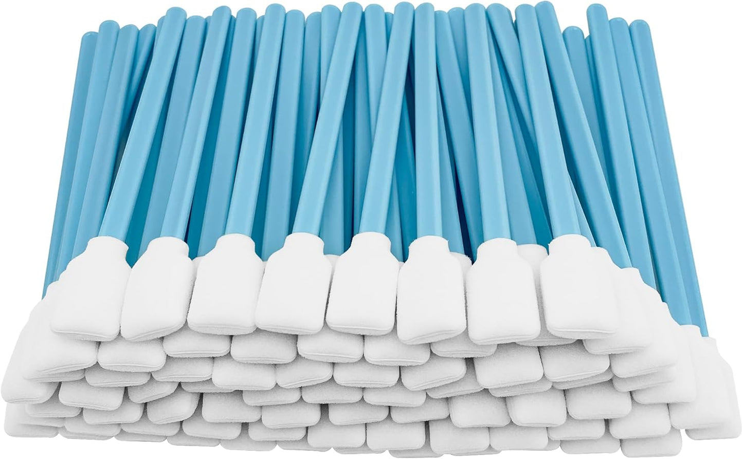 100 Pcs Professional Square Foam Cleaning Swabs – Dust-Free, Lint-Free Foam Swab Sticks for Printer Head Cleaning, Electronics, Car Detailing, Optical Equipment, and Precision Instruments