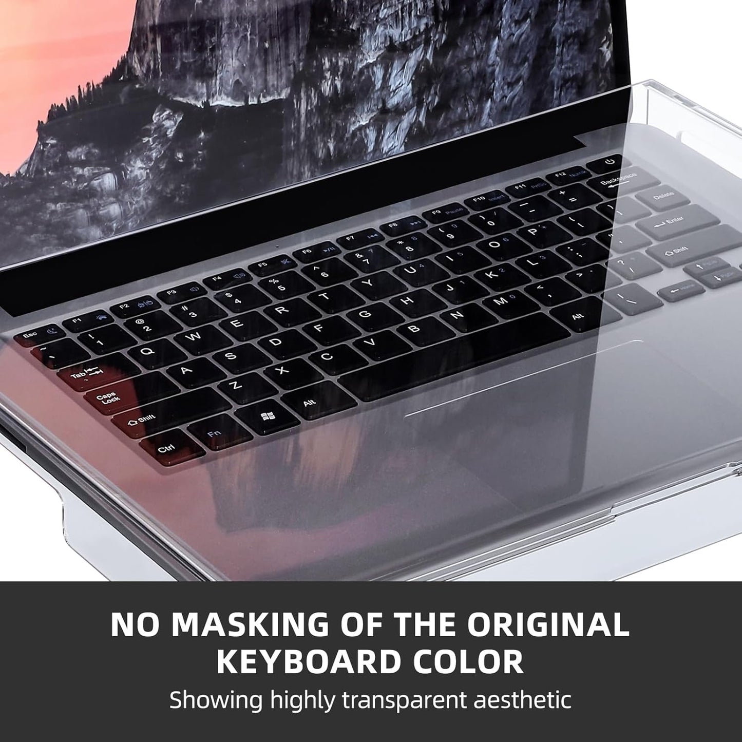 Laptop Keyboard Protector Cover Acrylic Clear Laptop Dust Case Anti-Cat Keyboard Cover Computer Mechanical Transparent Protector Suitable for 14inch Computer (13.8 * 9.8 * 0.6 Inch)