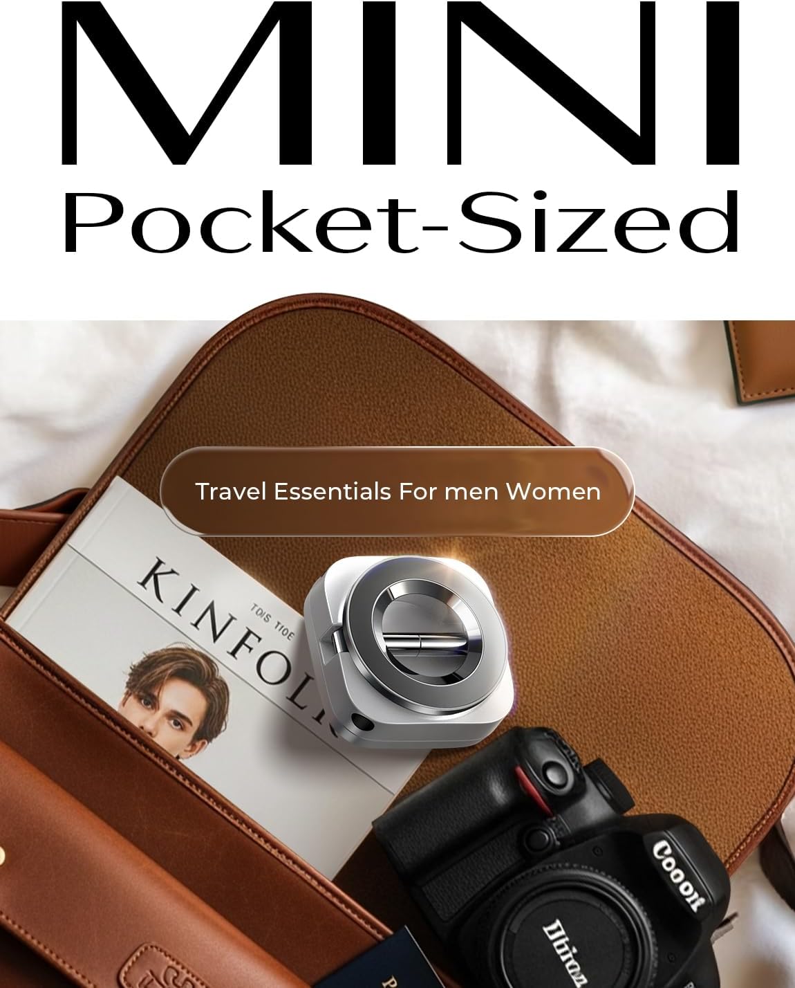 LISEN Airplane Travel Europe Vacation Essentials Phone Holder Gadgets Long Flight Must Have Toddler Mini Travels Essentials Kids Women for MagSafe Travel Accessories Cruise Essentials Camera Mounts