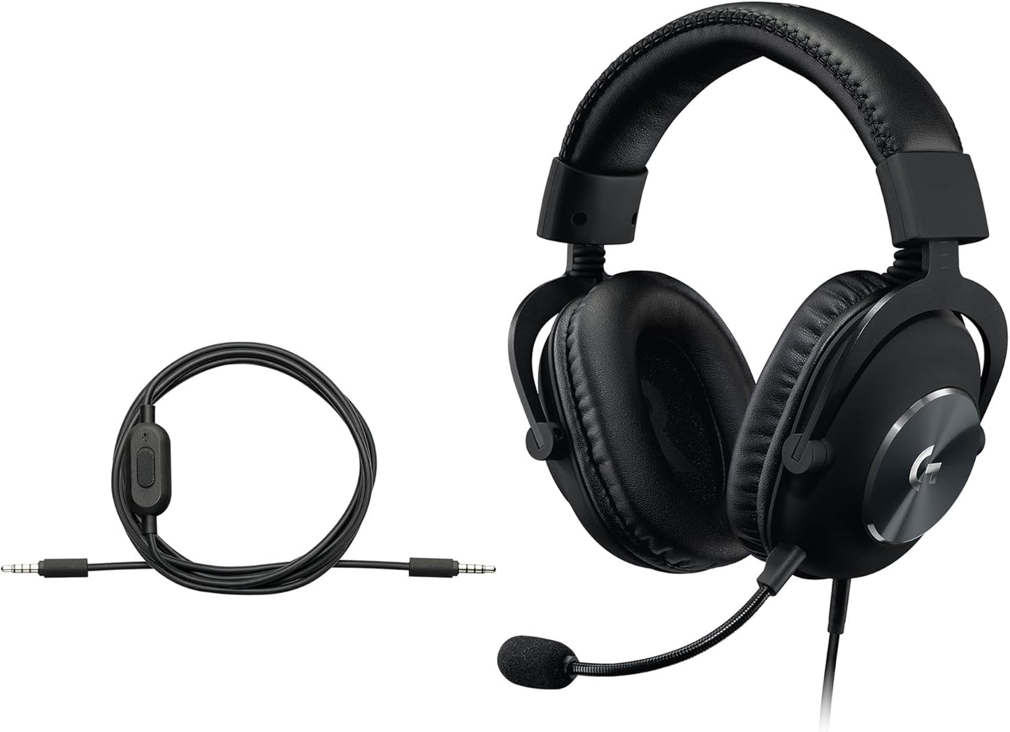 Logitech G Pro X SE Wired Gaming Headset with Microphone: Detachable Mic, DTS Headphone:X 7.1, Memory Foam Ear Pads, 50 mm Drivers, USB DAC Incl. - Black
