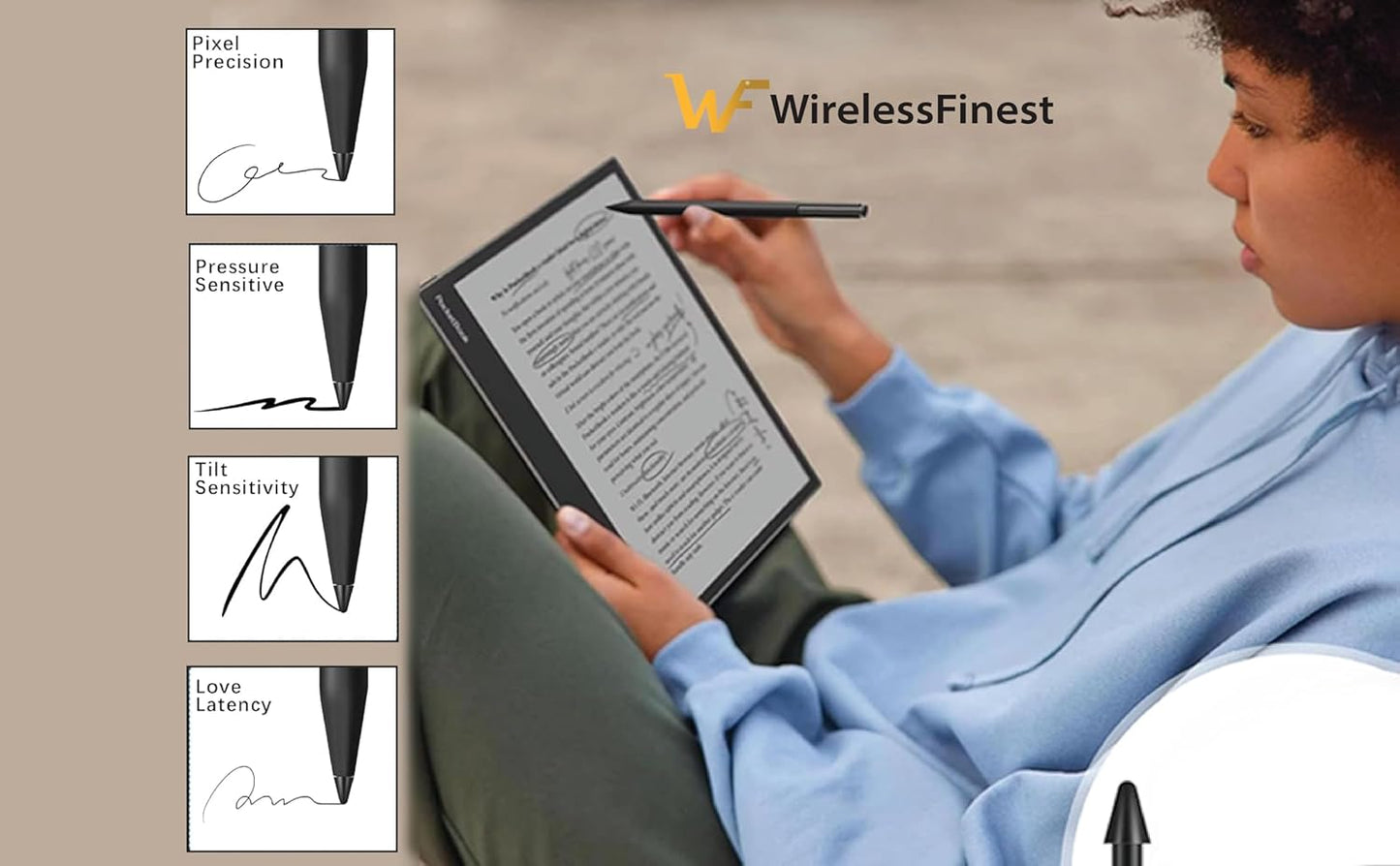 10-Pack Replacement Nibs for Remarkable Paper Pro Pen Stylus Pen, Durable Replaceable Spare Tips for Precise Writing and Sketching + Tool for Easy Installation