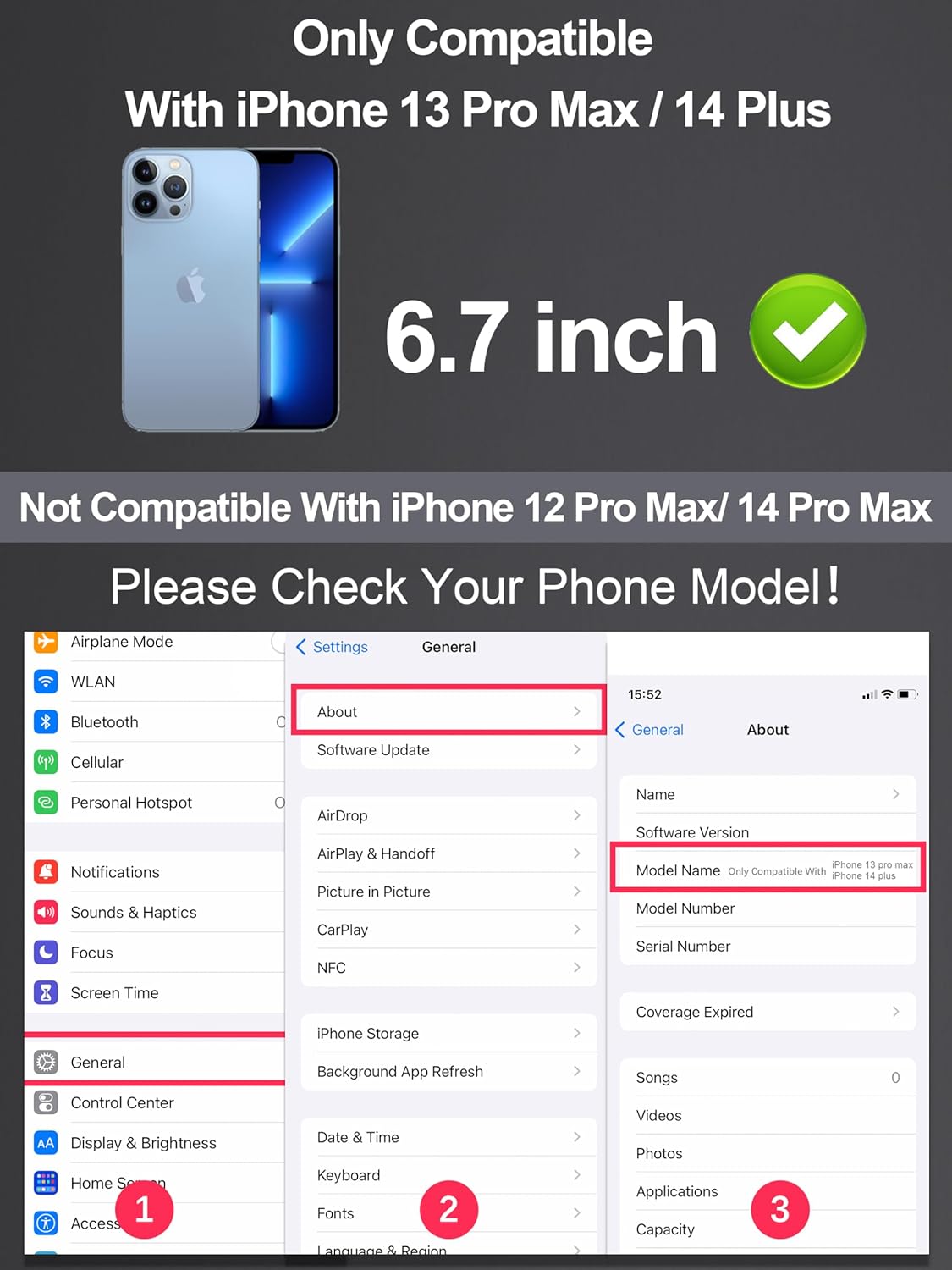 2 Pack Matte Screen Protector for iPhone 13 Pro Max/14 Plus 6.7 Inch, Anti-Fingerprint & Anti-Glare Screen Protector Tempered Glass Easy Installation