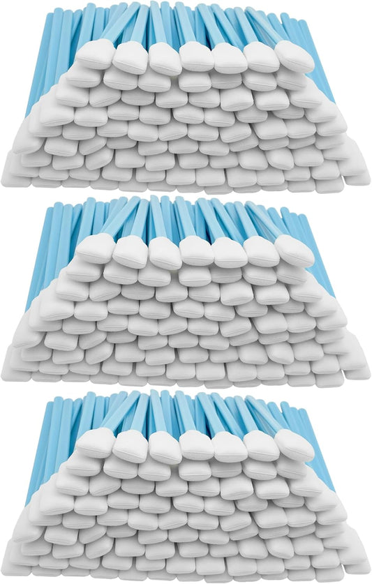 Lint-Free Lab/Printer/Optical Printheads – 300 Pcs Foam Swabs for Inkjet Printheads, Sensors, Electronics, Cameras, Car Detailing, Optical Equipment and Precision Tools