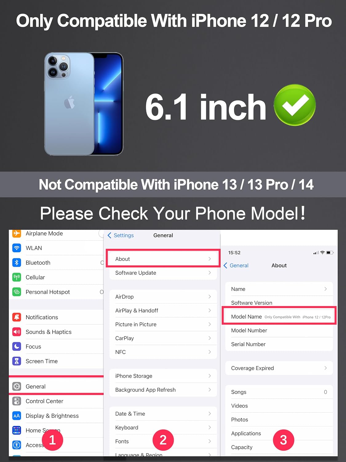 2 Pack Matte Screen Protector for iPhone 12/12 pro -6.1 inch, Anti-Fingerprint & Anti-Glare Screen Protector Tempered Glass Easy Installation