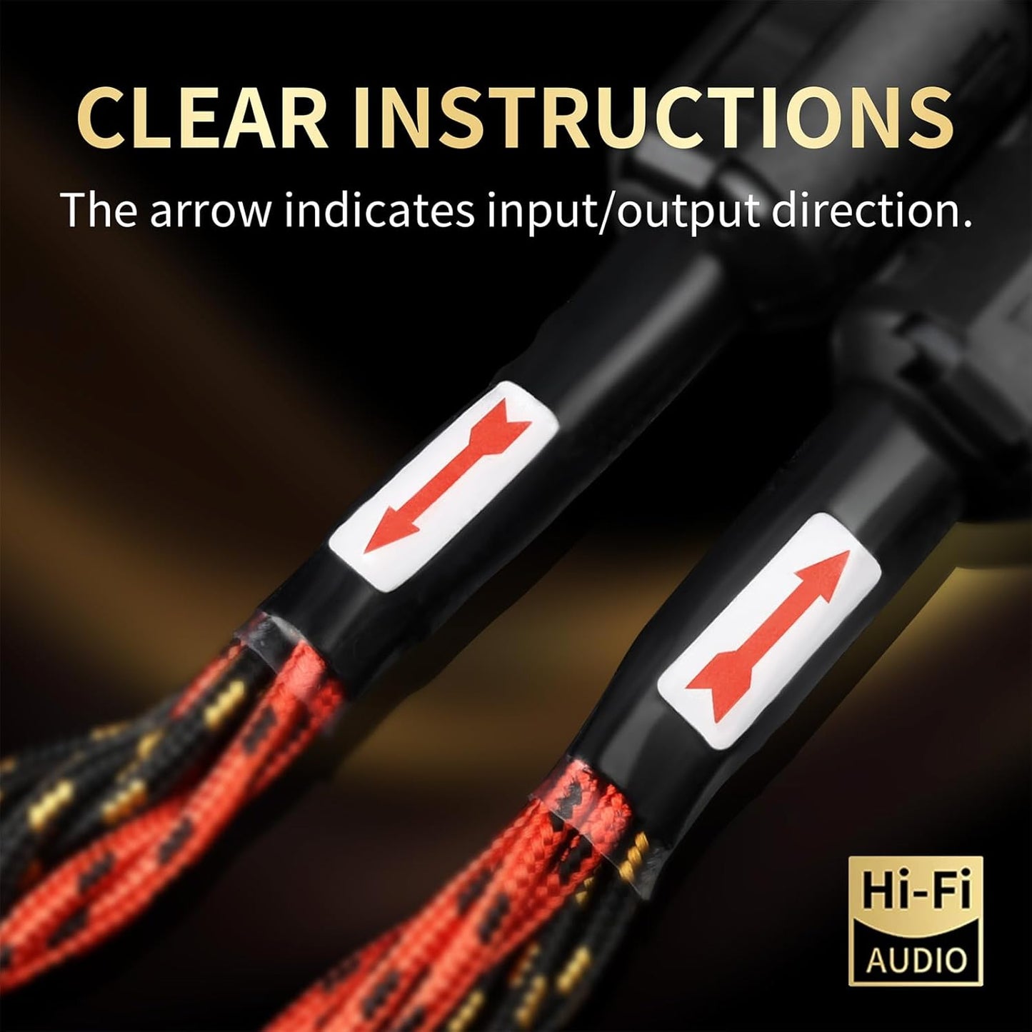 12 AWG Audiophile HiFi Speaker Audio Cable–4N OFC Core,24K Gold-Plated Banana Plugs with Nylon Braid,Compatible with Amplifier,Speakers,AV Receiver & Home Theater(6.56ft/2m) 2-Pack