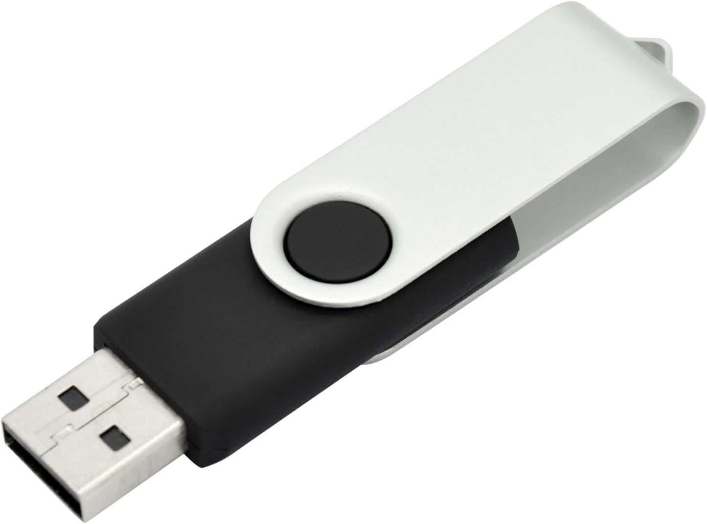 10 Pack 16GB USB Flash Drives 16GB Flash Drive Pack USB 2.0 Swivel USB Thumb Drives, Black