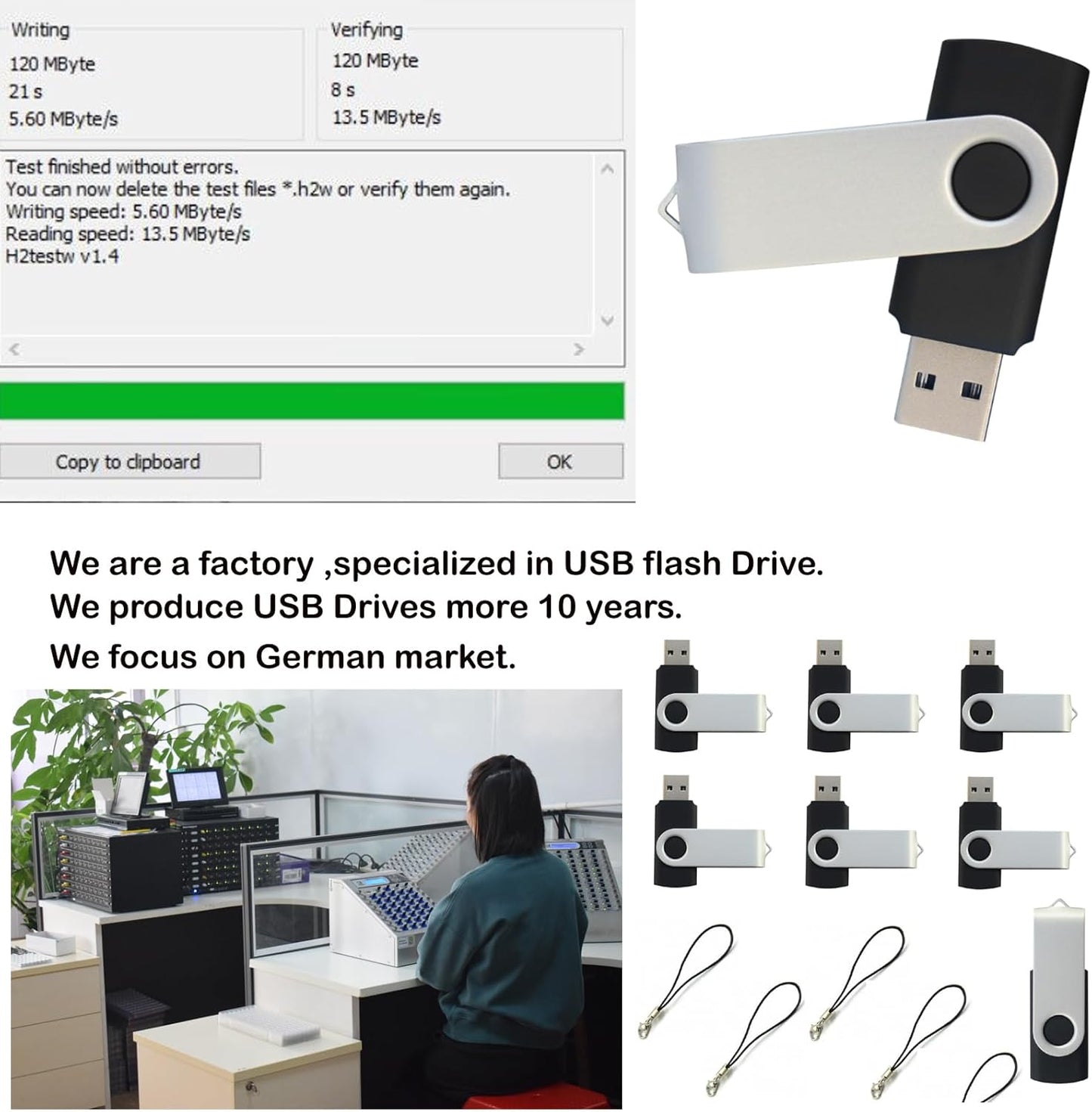 lcwamy 128MB Flash Drives 100 Pack USB Drives Bulk USB Flash Drive 100 Pack Flash Drive Bulk USB Thumb Drive CupShadow (Black, No Logo 128M 100PCS)