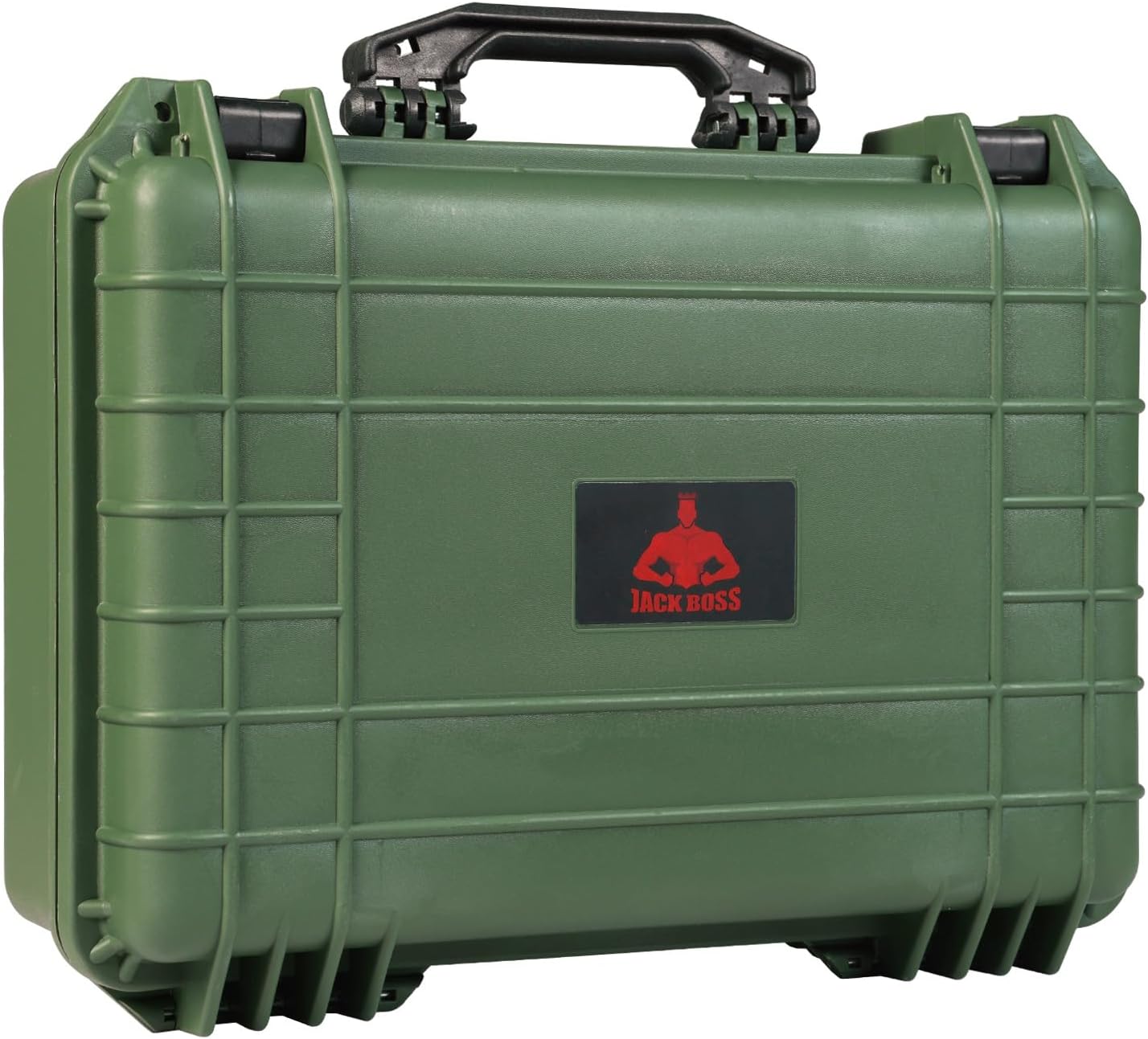 18x 13.8x 8 Inch Hard Case, Portable Weather Waterproof Protective Camera Case with Customizable Foam, Fit Use of Drones, Camera, Equipments Green