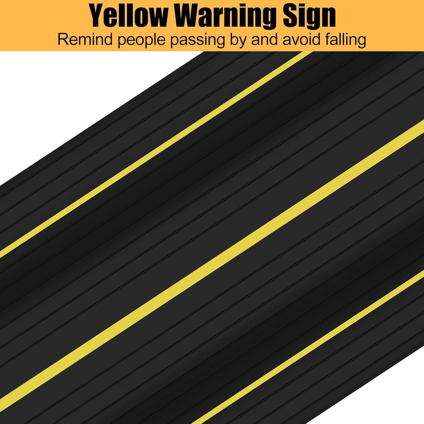 13Ft Cord Cover Heavy Duty Cable Protector 3 Channels Contains Cords Cables and Wires Easy to Unroll-Conceal Wires of Home Office Warehouse Workshop Concerts or Other Outdoors Surround(6.5Ft x 2)