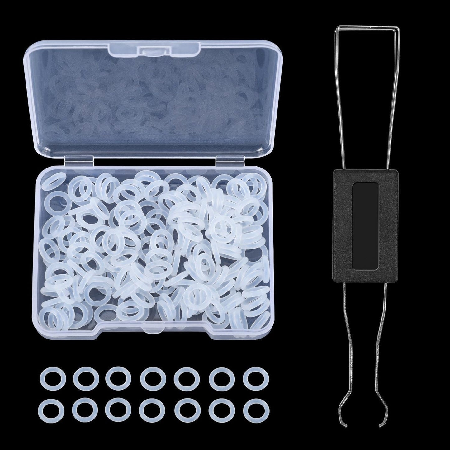 150PCS Rubber O Ring Switch Dampeners Damper for Mechanical Keyboard, Clear Cherry MX Switch Keyboards Keycap Dampers